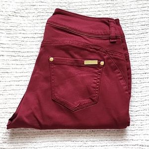 IMAN Jeans. Red. Size 4.